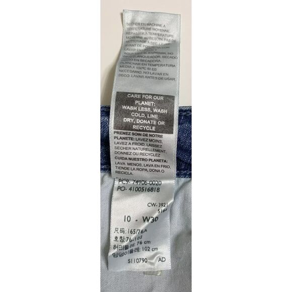 LEVI'S Signature Gold Women's Mid Rise Capri Jeans Size 10 (actual 30"x24") - Picture 12 of 12